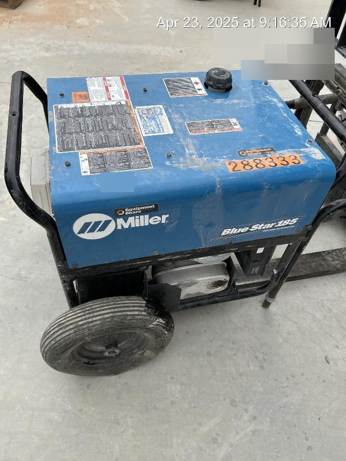 2023 Miller Electric Blue Star 185 Engine Driven Welder, Electric Start, 13 hp, Gas, 6,500 W Peak 907664