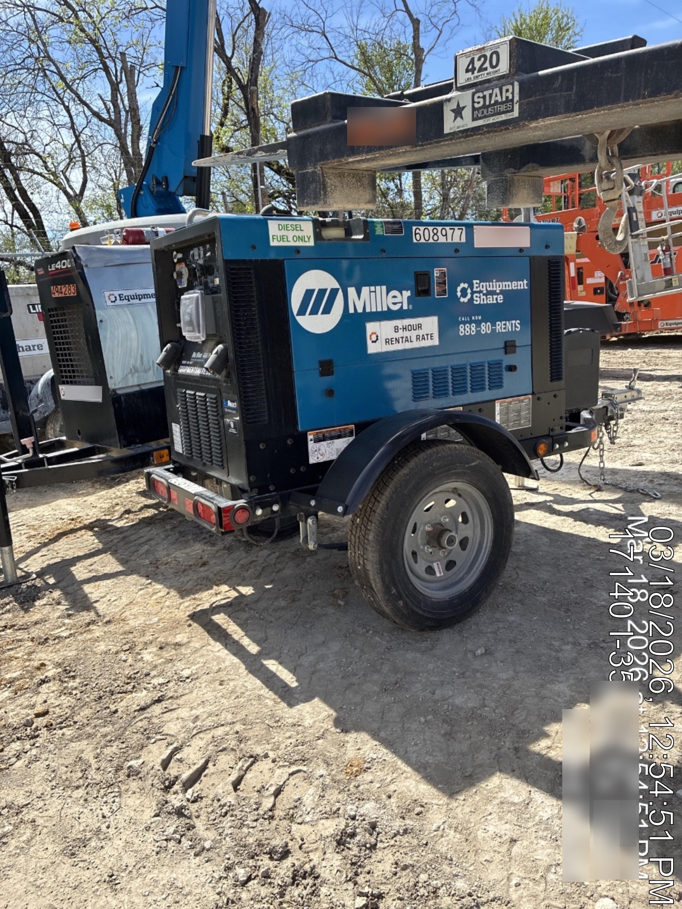 2025 MILLER ELECTRIC BIG BLUE 400