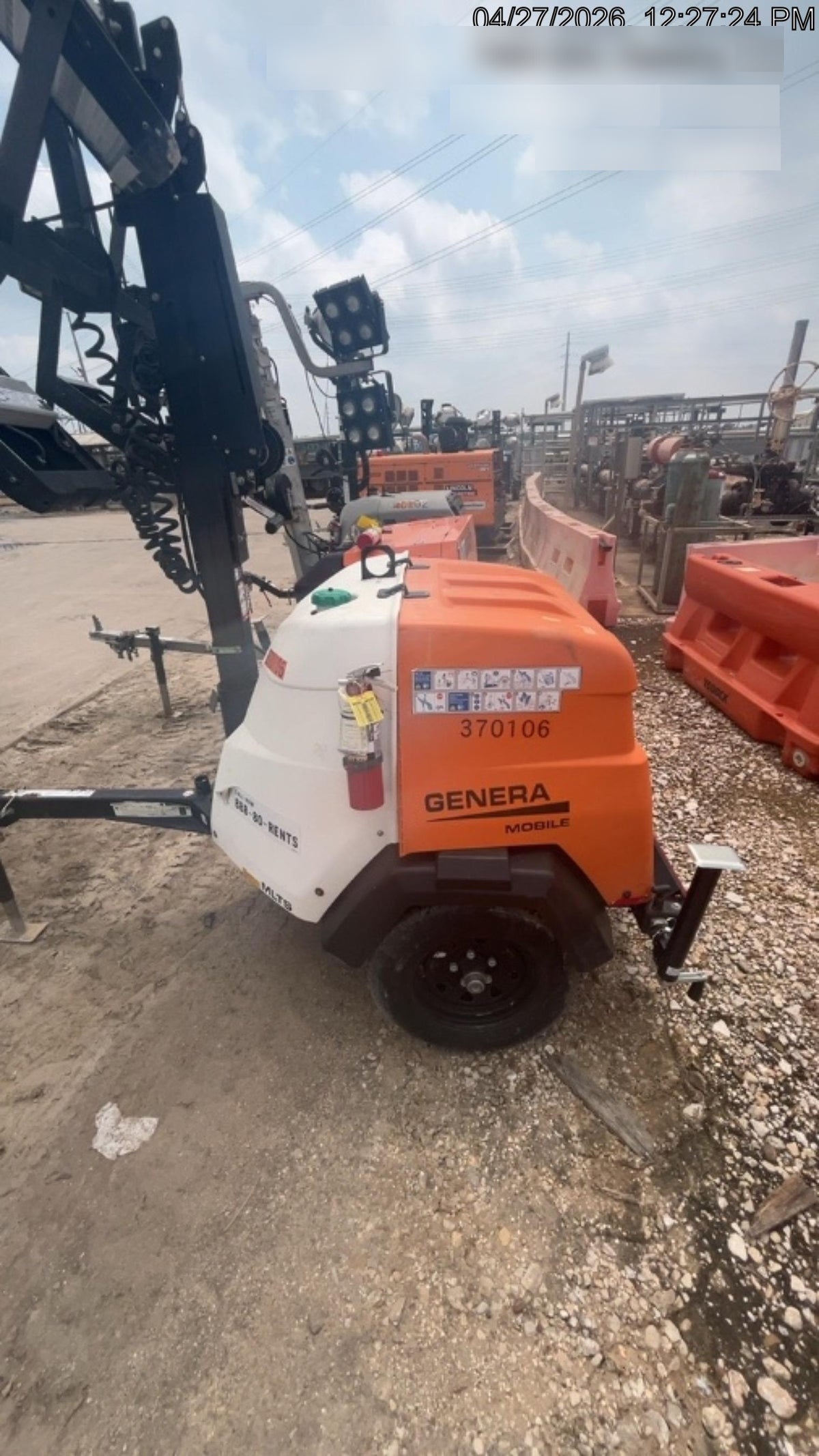 2023 Generac MLT2 Diesel, Flex Switch 120V Input, Powerzone Controller, 
(4) 320W LED Lights, 4kW Generator, 39.9 Gal Fuel Tank, 2" Ball, T3
