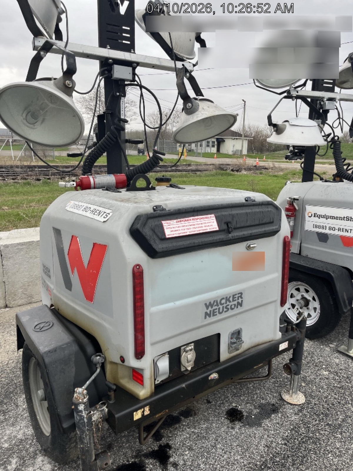 2019 Wacker Neuson LTV6L-MH Standard Options, ES Track Hardware, Fuel Level Sensor