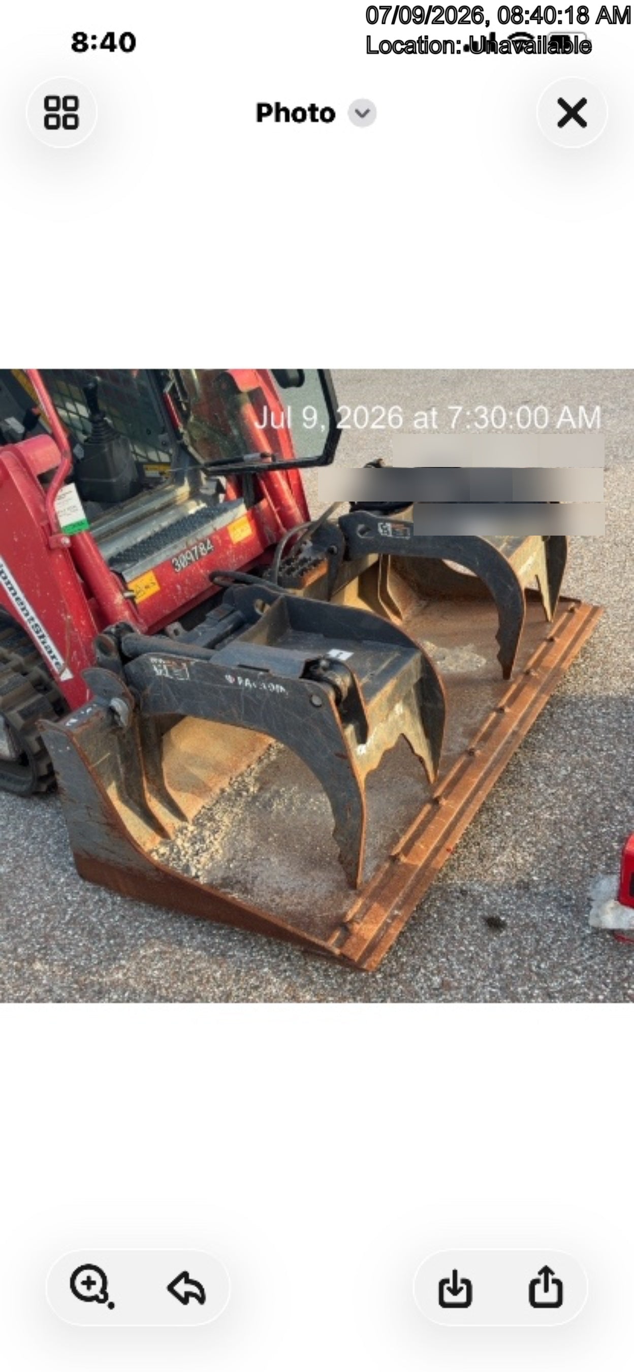 2021 PALADIN UTILITY GRAPPLE 11876-0022