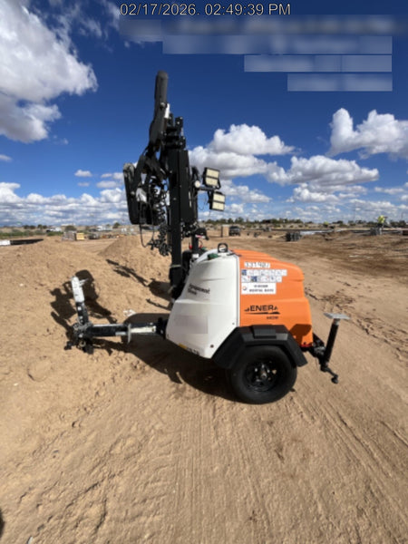 2023 Generac MLT2 Diesel, Flex Switch 120V Input, Powerzone Controller, (4) 320W LED Lights, 4kW Generator, 39.9 Gal Fuel Tank, 2" Ball, T3