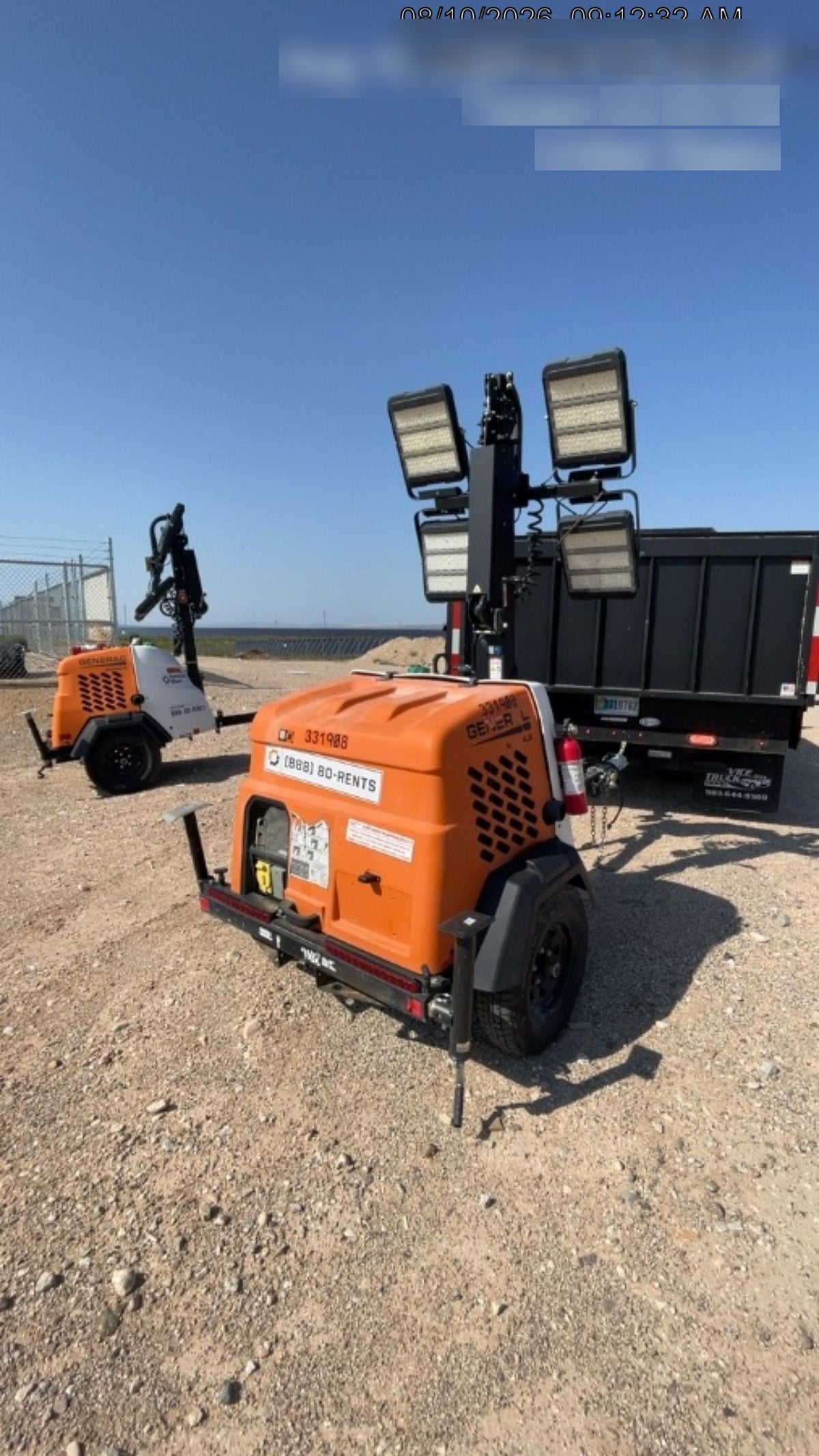2023 Generac MLT2 Diesel, Flex Switch 120V Input, Powerzone Controller, (4) 320W LED Lights, 4kW Generator, 39.9 Gal Fuel Tank, 2" Ball, T3