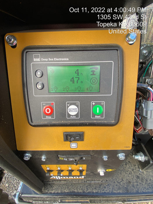 2022 Allmand NLV3GR (4) LED Light Fixture 350W, 23' Vertical Mast, 3kW Prime, Towable, ES Decals, T3