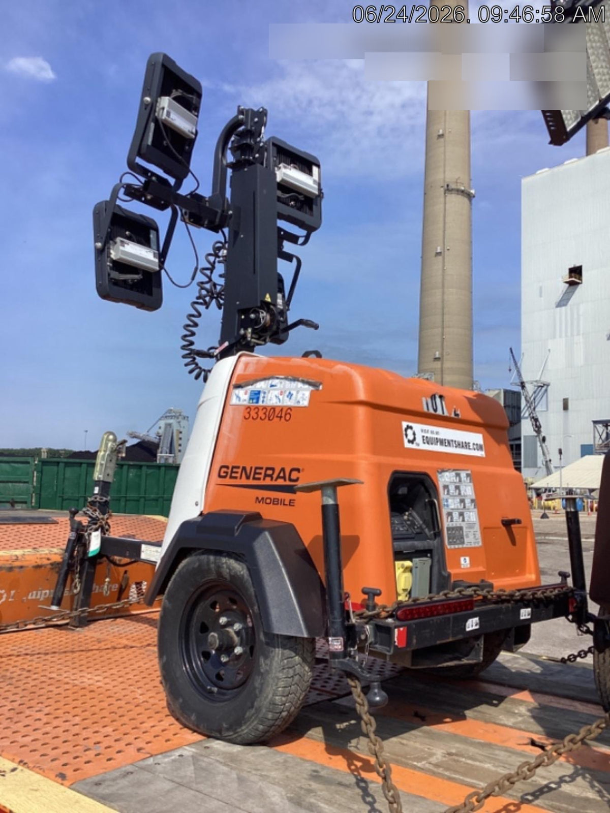 2023 Generac MLT2 Diesel, Flex Switch 120V Input, Powerzone Controller, (4) 320W LED Lights, 4kW Generator, 39.9 Gal Fuel Tank, 2" Ball, T3
