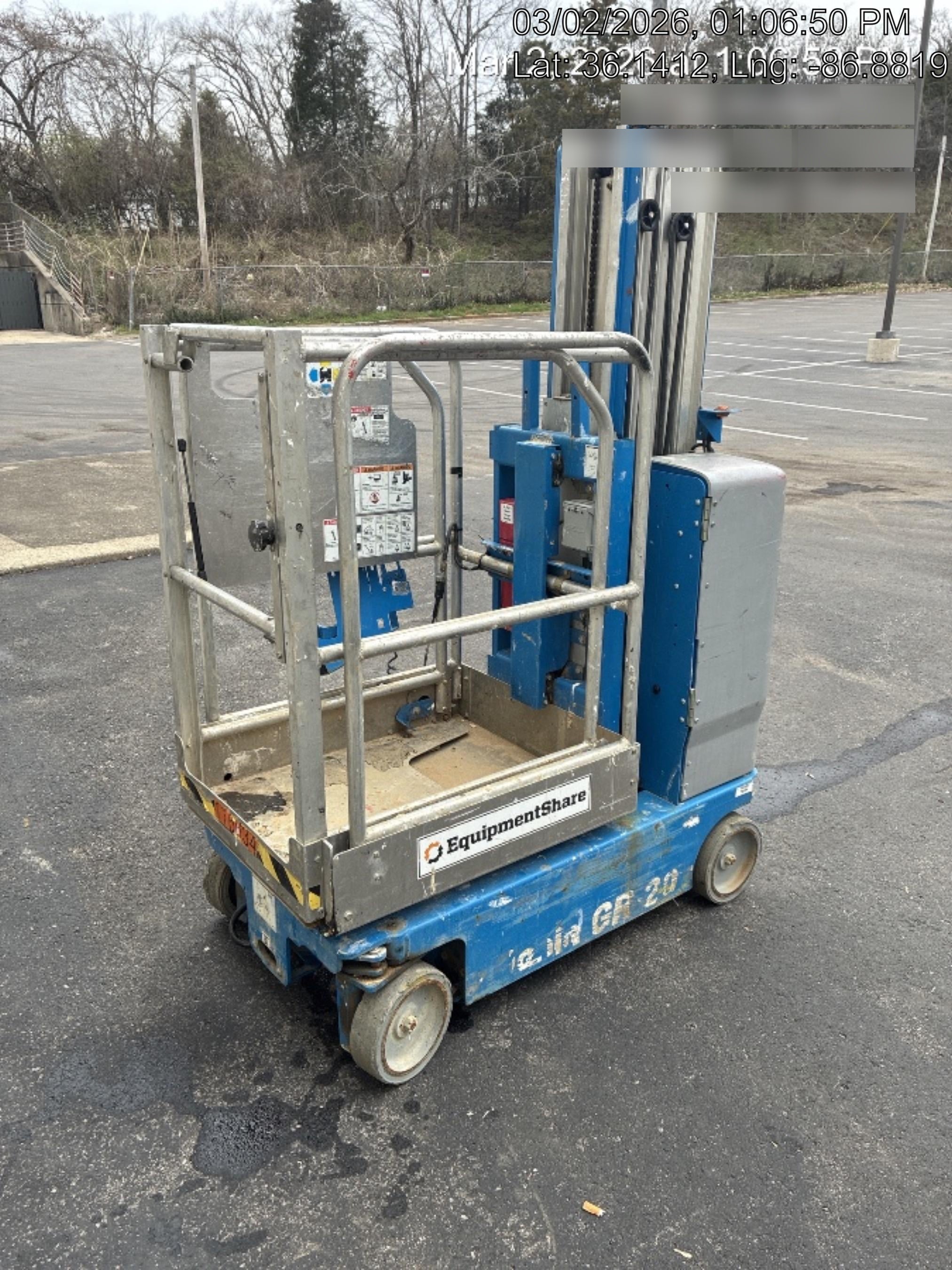 2020 GENIE GR-20