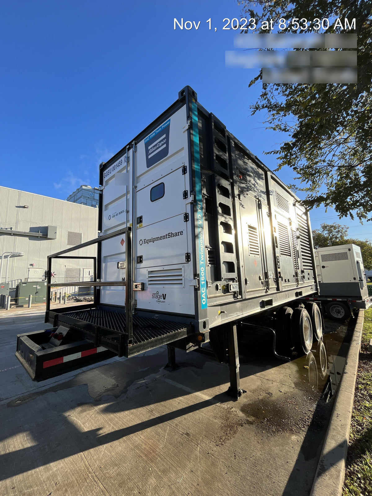 2022 ATLAS COPCO QAC 1500