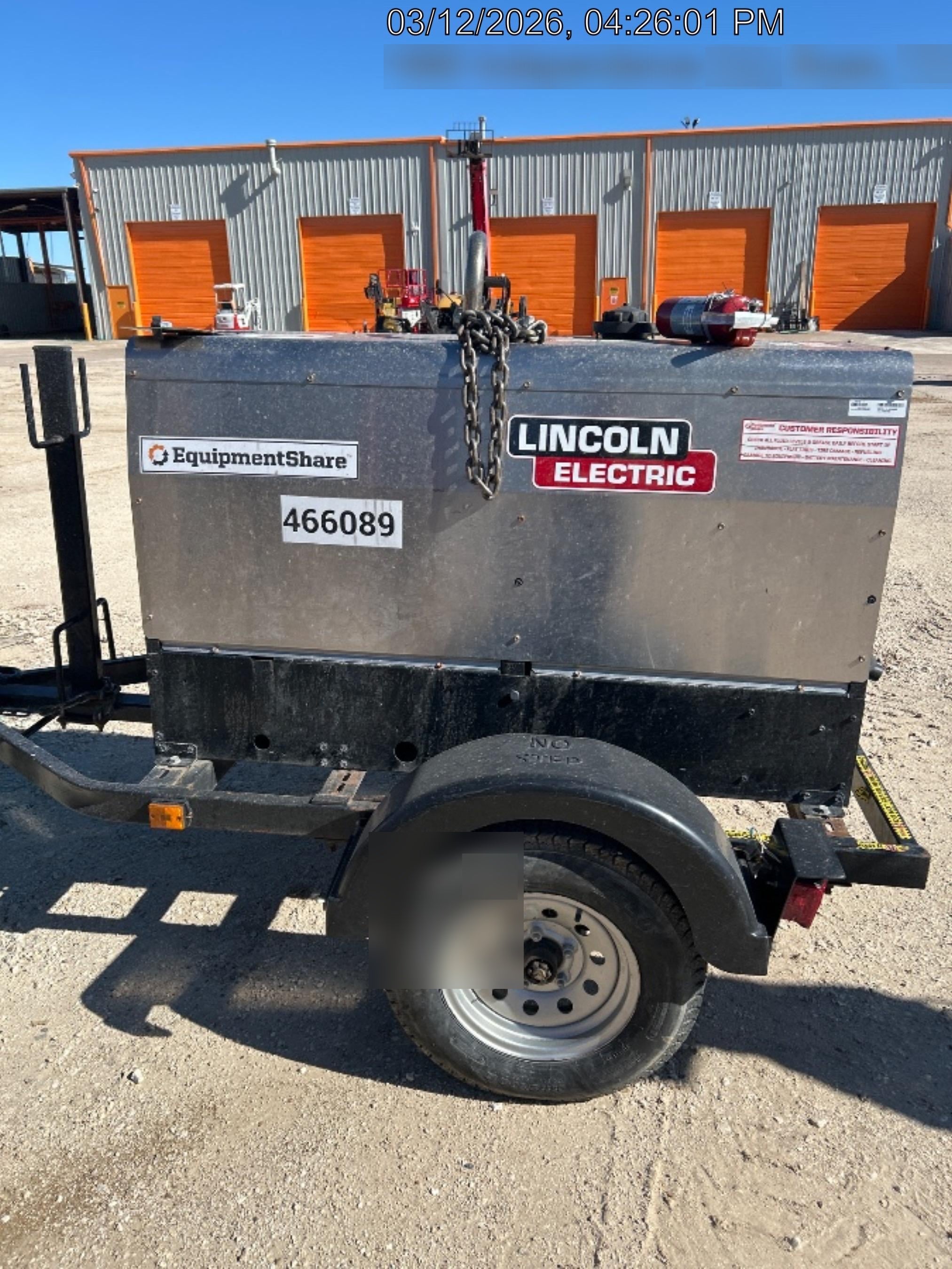 2024 Lincoln Electric LE400 Kubota V1505, Trlr, Cable Rack, Light Kit, ES Decals, T3