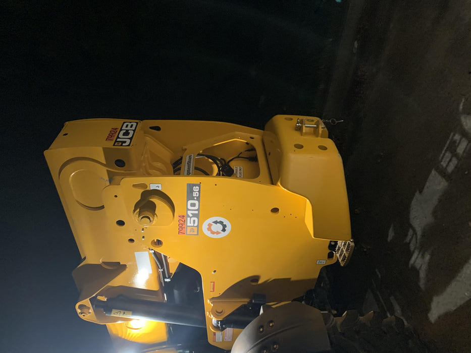 2020 JCB 510-56 Canopy, Solid Tires, Work Lights, Beacon, Aux Hydraulics, Back up Alarm, Lifting Eye, ES Decals
