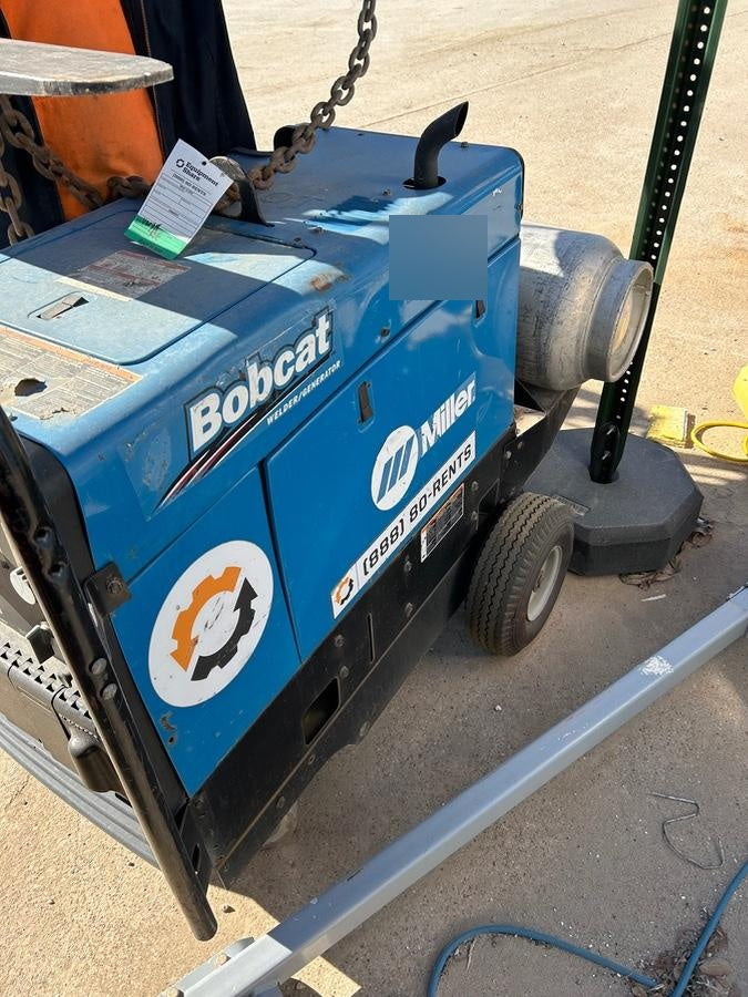 2019 Miller Electric BOBCAT 250 LP/Propane, Running Gear, Tank Bracket, Hose