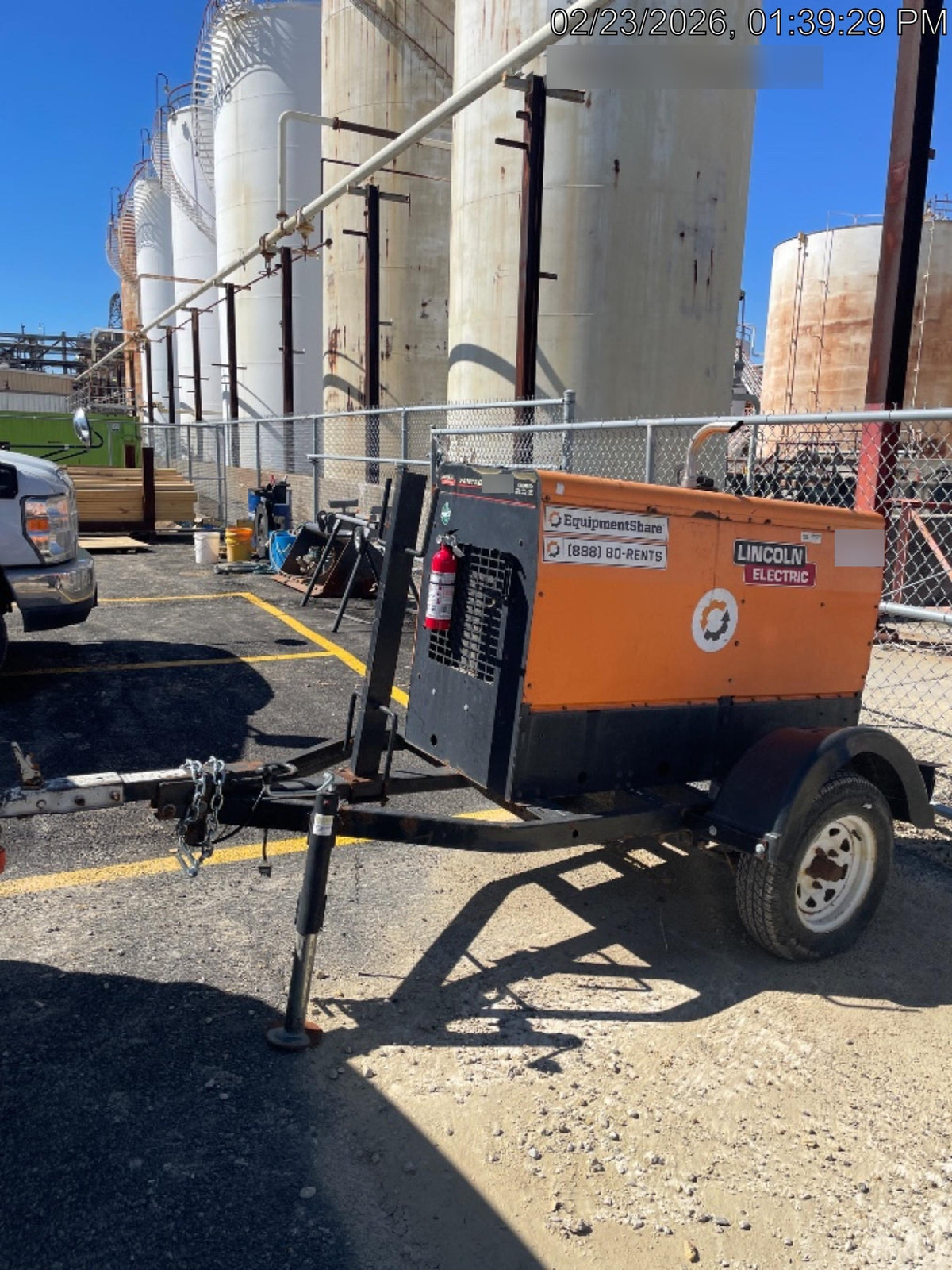 2021 Lincoln Electric Vantage 322 Vantage 322 Ready Pak 3 w/ Decals, ORANGE (includes trailer, cable rack, fender light kit) NO Telematics