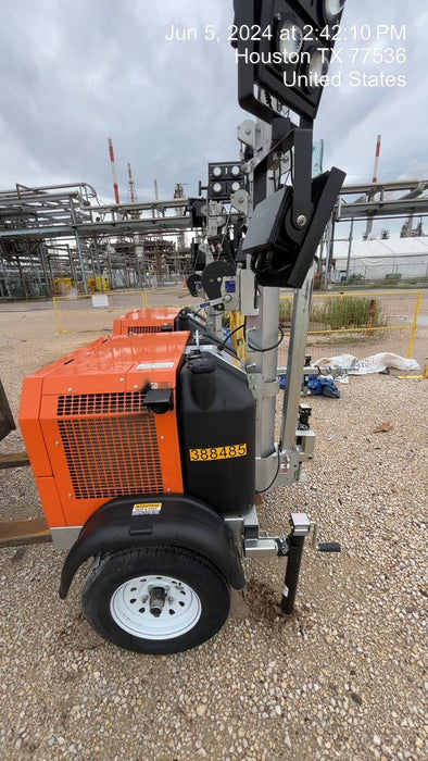 2024 Wanco WLTT-4MM4K Diesel, Deep Sea Controller, Shore Power Plug, Auto Start, (4) 350W LED Floodlights, 4kW Generator, 60 Gal Fuel Tank, 2" Ball, T3