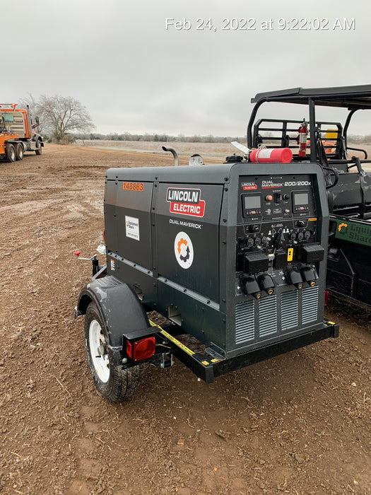 2021 Lincoln Electric Dual Maverick 200/200X Ready Pak 3 (includes trailer, cable rack, fender light kit)