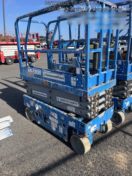 2019 Genie GS-1930 Fixed Rails with Chain Entry