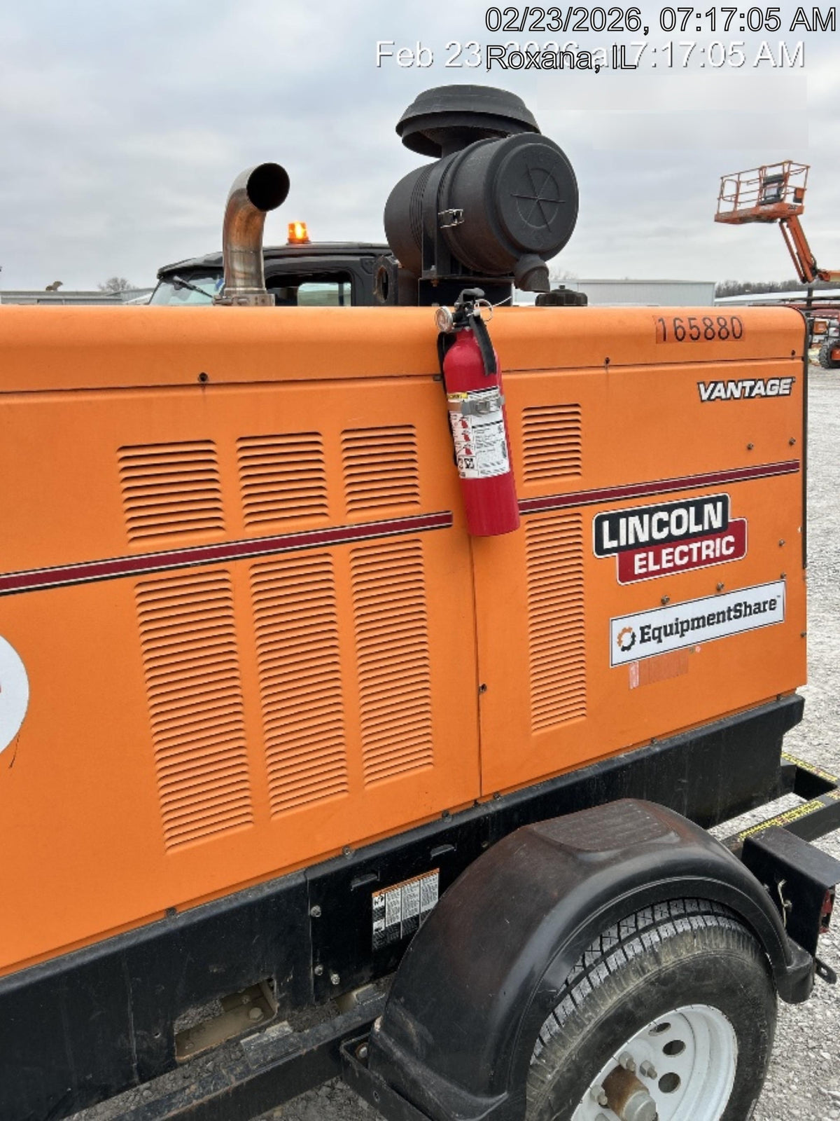 2021 Lincoln Electric Vantage 549X Ready Pak 3, ORANGE (includes trailer, cable rack, fender light kit)