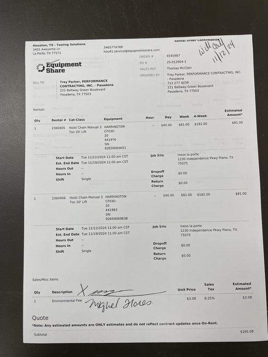 2024 HARRINGTON CF030-20