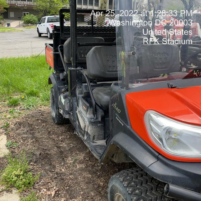 2020 Kubota RTV-X1140W-H Plastic Canopy, Windshield Acrylic Clear, LED Strobe Light, Wire Harness Kit, Back up Alarm
