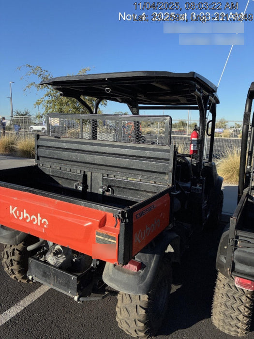 Kubota RTV-X1140W-H Plastic Canopy, Windshield Acrylic Clear, LED Strobe Light, Wire Harness Kit, Back up Alarm