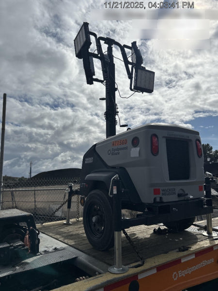 2024 Wacker Neuson LTT4 Diesel, Kohler KDW702, Deep Sea Controller, Auto Start, LED 320W, Bypass Outlet, T3