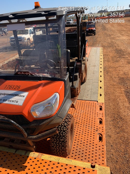 2021 Kubota RTV-X1140W-H Plastic Canopy, Windshield Acrylic Clear, LED Strobe Light, Wire Harness Kit, Back up Alarm