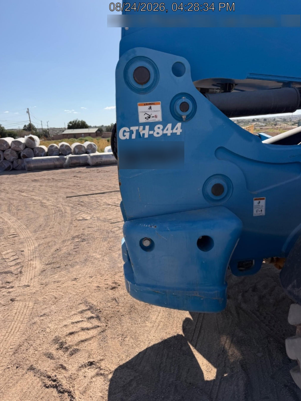 2018 Genie GTH-844 Genie GTH-844 w/ROPS, Work Lights, Solid Tires, RH Cab Mesh, Beacon, 60" Carriage and Forks