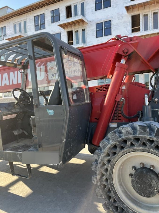 2018 Manitou MTA10055 Manitou MTA 10055 w/Cab/Heat/AC, Work Lights/Strobe, Aux Hyd, Solid Tires, Lift Hook, 66" Carriage, 60" Forks