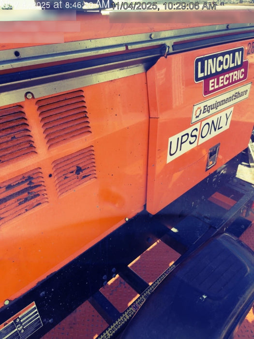 2022 Lincoln Electric LE400 Kubota V1505, Trlr, Cable Rack, Light Kit, ES Decals, T3