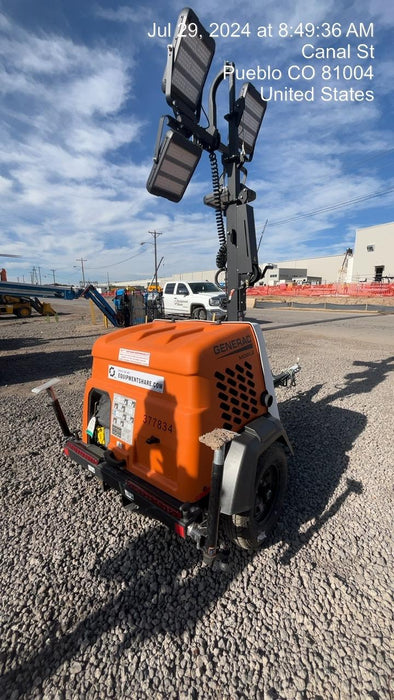 2023 Generac MLT2 Diesel, Flex Switch 120V Input, Powerzone Controller, 
(4) 320W LED Lights, 4kW Generator, 39.9 Gal Fuel Tank, 2" Ball, T3