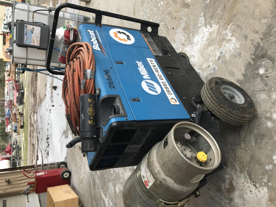 2019 Miller Electric BOBCAT 250 LP/Propane, Running Gear, Tank Bracket, Hose