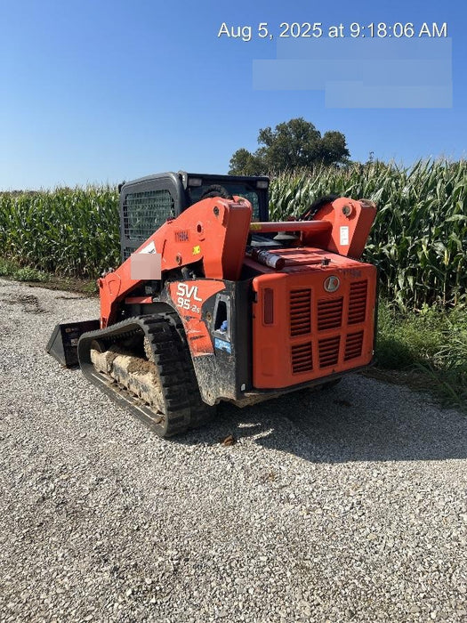 2020 Kubota SVL95-2SHC Cab, Rubber Tracks, Hydraulic Quick Coupler