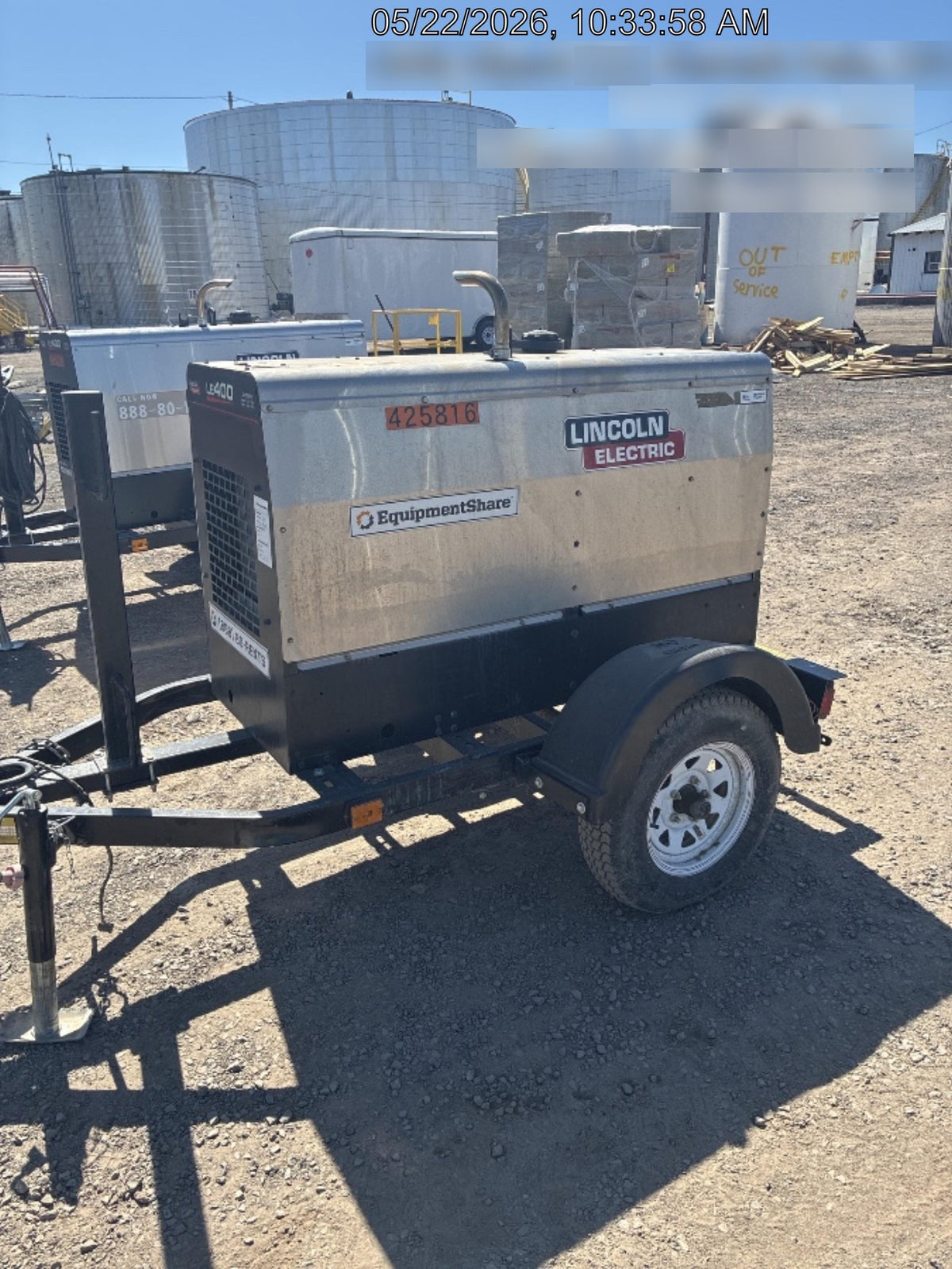 2024 Lincoln Electric LE400 Kubota V1505, Trlr, Cable Rack, Light Kit, ES Decals, T3