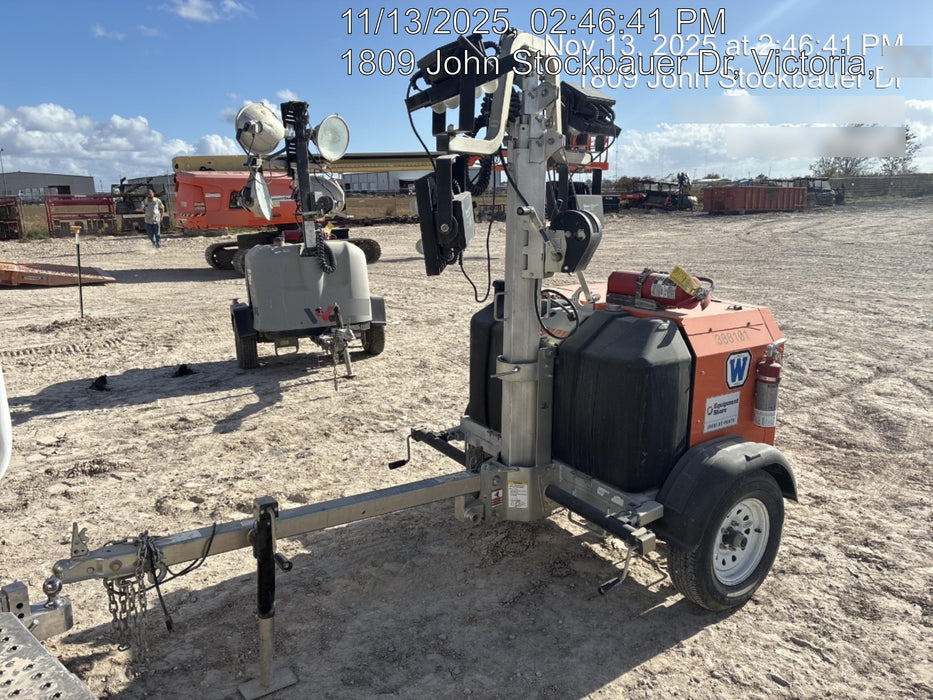 2024 Wanco WLTT-4MM4K Diesel, Deep Sea Controller, Shore Power Plug, Auto Start, (4) 350W LED Floodlights, 4kW Generator, 60 Gal Fuel Tank, 2" Ball, T3