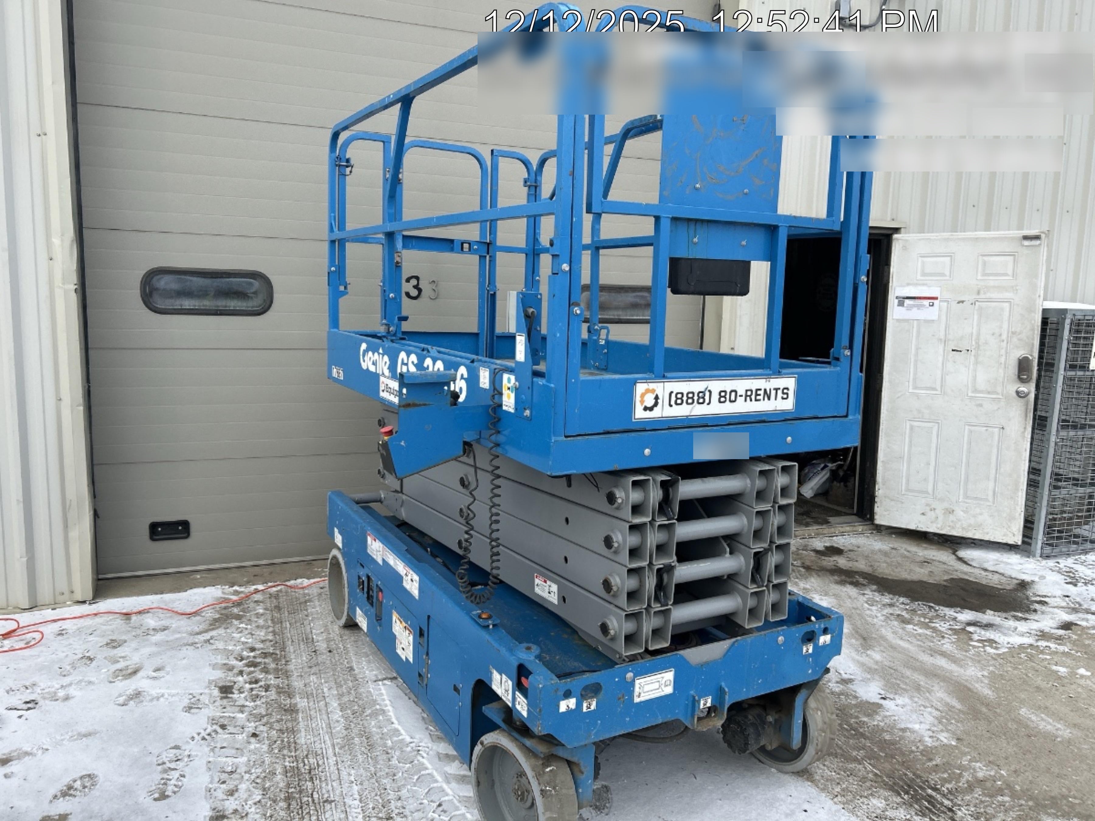 2018 Genie GS-3246 GS-3246 w/Folding rails, Full height swing gate