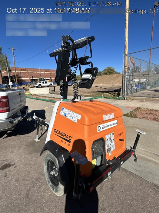 2023 Generac MLT2 Diesel, Flex Switch 120V Input, Powerzone Controller, 
(4) 320W LED Lights, 4kW Generator, 39.9 Gal Fuel Tank, 2" Ball, T3