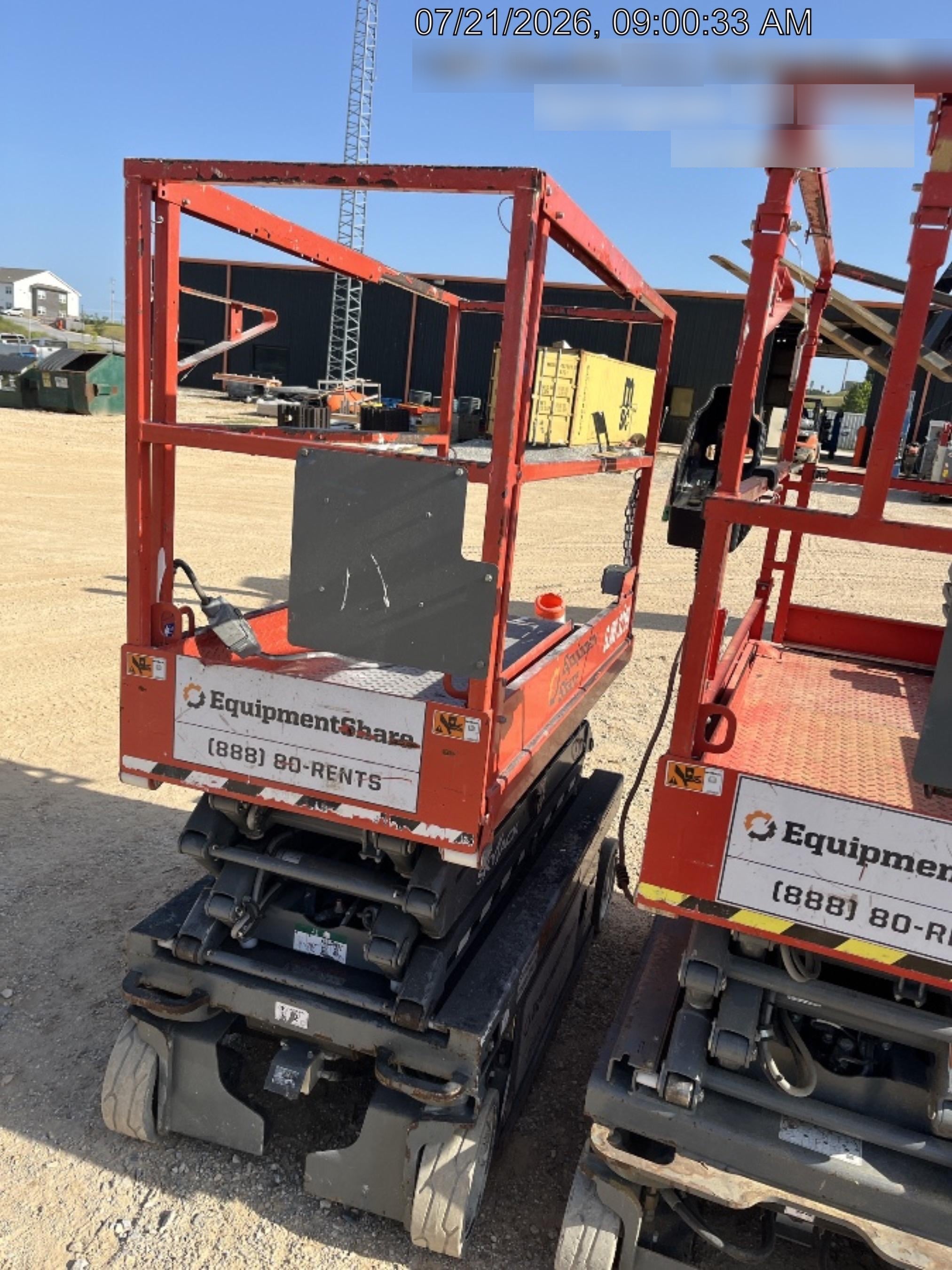 2019 Skyjack SJIII-3219 Standard Options, Trojan Batteries