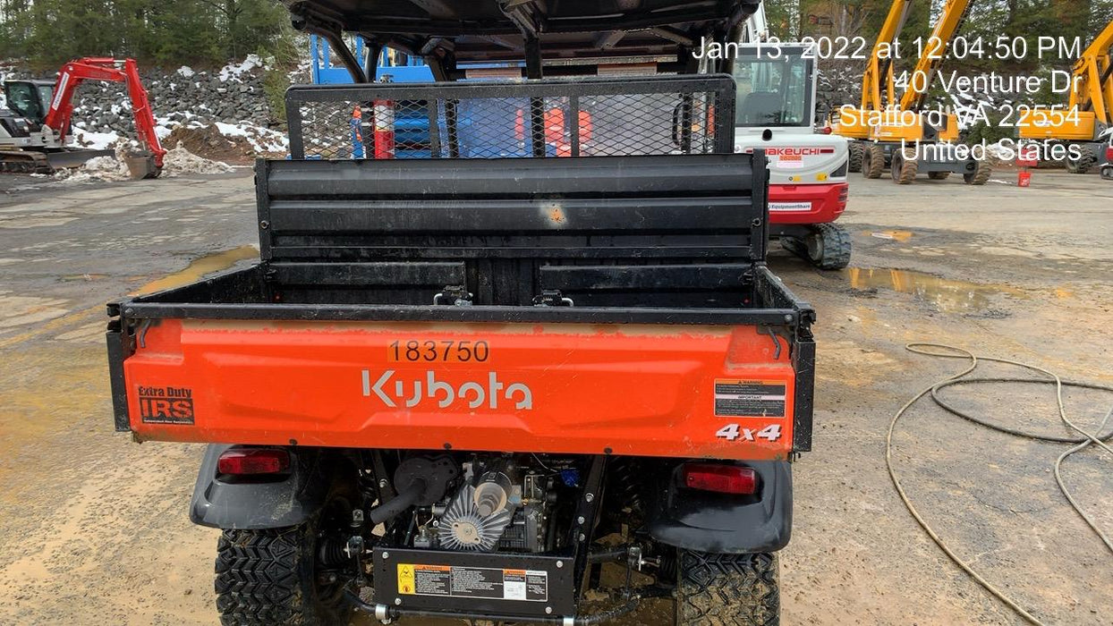 Kubota RTV-X1140W-H Plastic Canopy, Windshield Acrylic Clear, LED Strobe Light, Wire Harness Kit, Back up Alarm