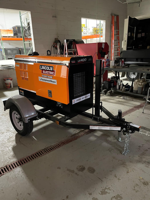 2022 Lincoln Electric LE400 Kubota V1505, Trlr, Cable Rack, Light Kit, ES Decals, T3