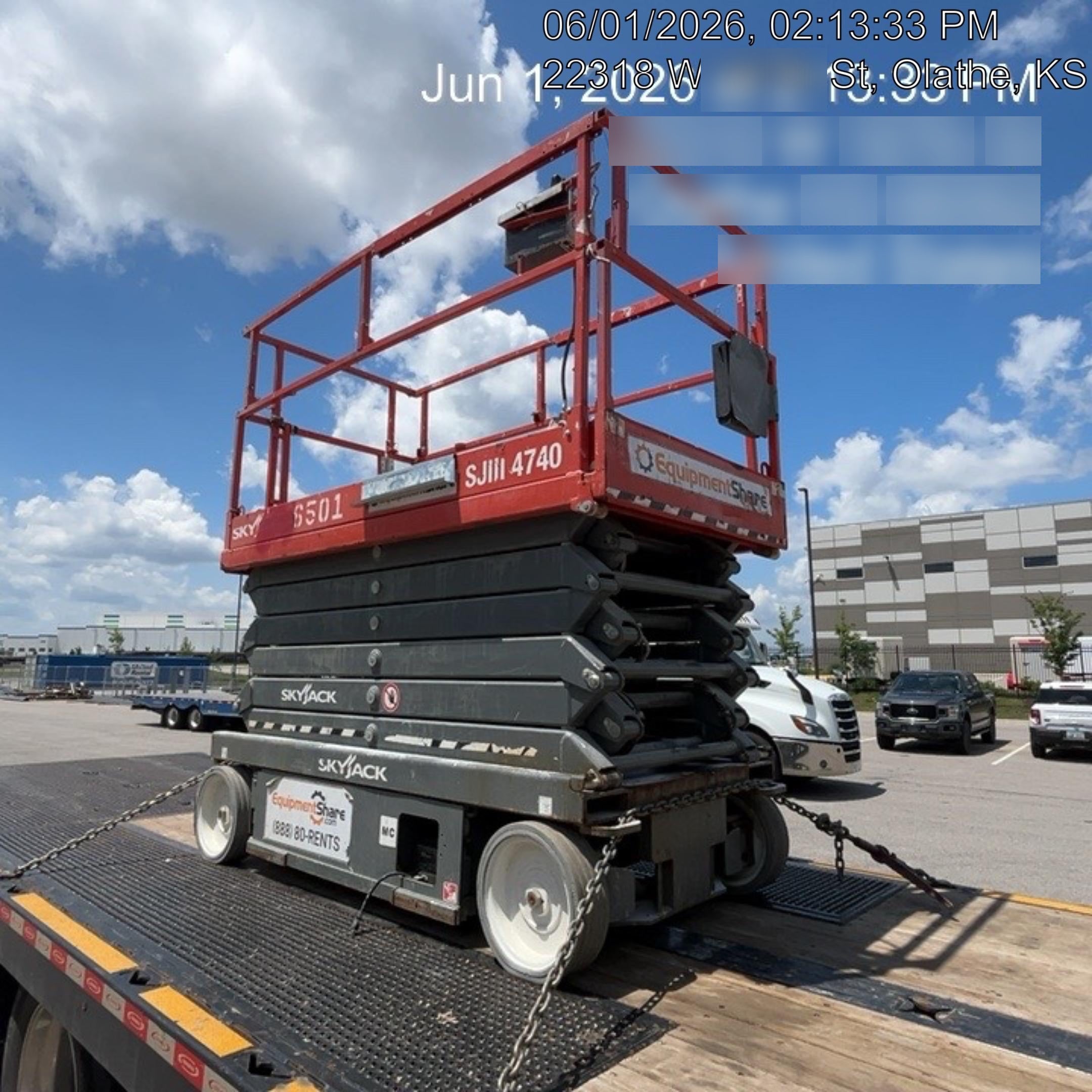 2017 Skyjack SJIII-4740 Skyjack SJ4740, Extended Warranty 5yr/5k hr