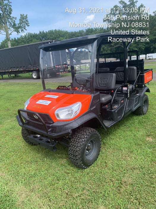 2021 Kubota RTV-X1140W-H Plastic Canopy, Windshield Acrylic Clear, LED Strobe Light, Wire Harness Kit, Back up Alarm