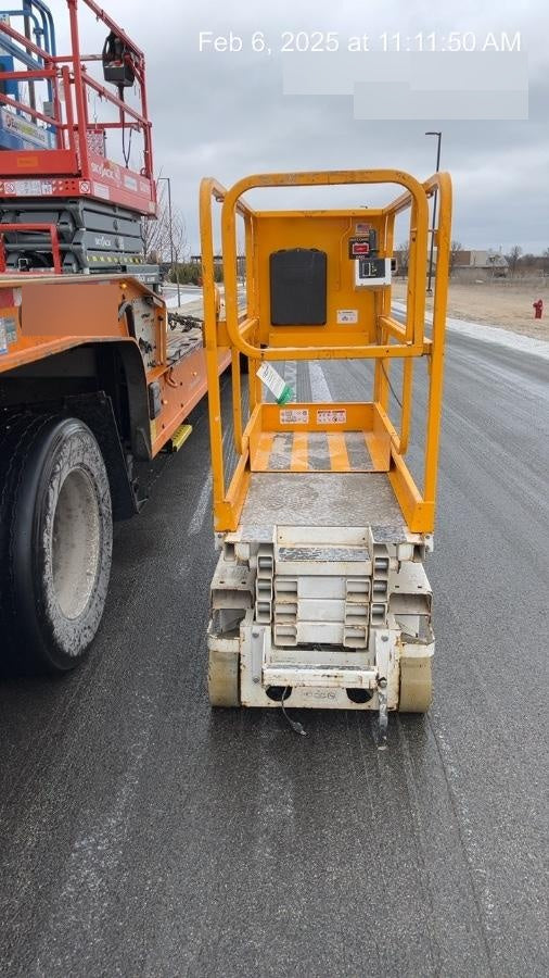 Custom Equipment HB-1430 <ul>
 <li>Hy-Brid Scissor Lift</li>
  <li>Platform capacity up to 670 lbs.</li>
  <li>Working height up to 20 ft</li>
  <li>Weighs under 1,700 lbs.</li>
  <li>Non-marking wheels </li>
</ul>