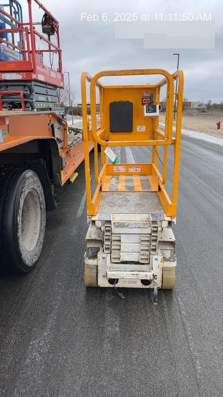 Custom Equipment HB-1430 <ul>
 <li>Hy-Brid Scissor Lift</li>
  <li>Platform capacity up to 670 lbs.</li>
  <li>Working height up to 20 ft</li>
  <li>Weighs under 1,700 lbs.</li>
  <li>Non-marking wheels </li>
</ul>