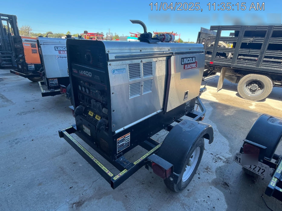 2025 Lincoln Electric LE400 Diesel, Kubota V1505, 22 HP, Trlr, Cable Rack, Light Kit, ES Decals, T3