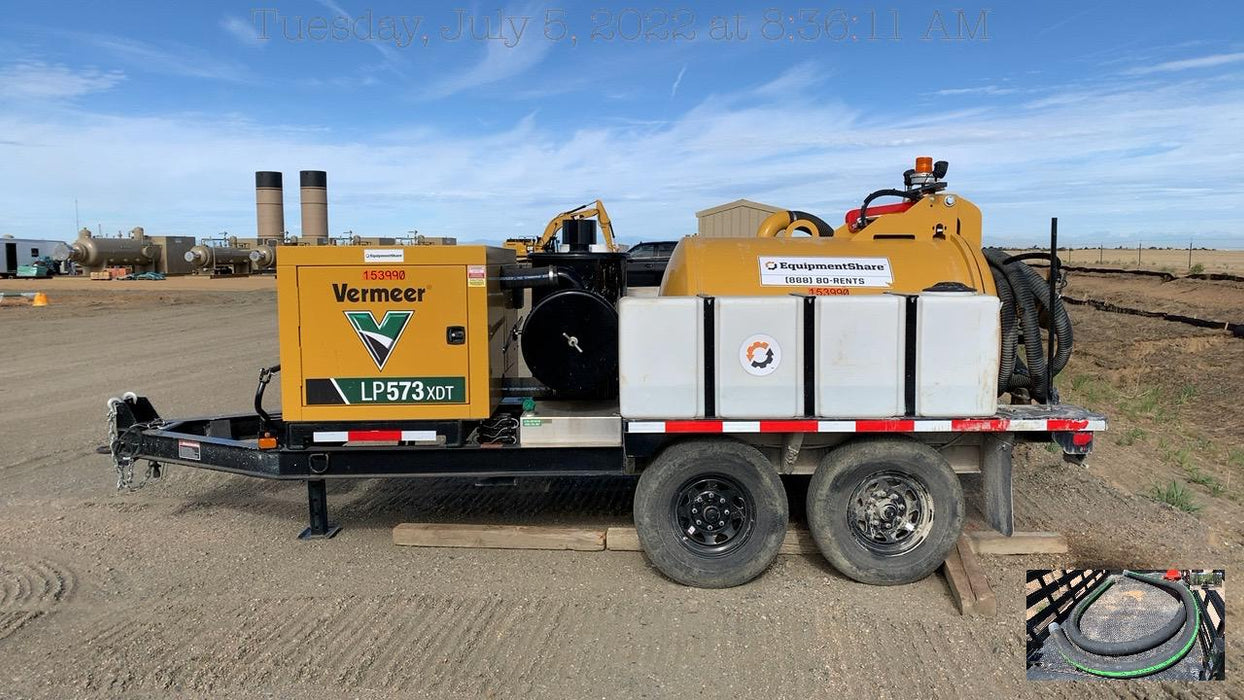 2021 Vac-Tron LP573XDT T4 Koehler Diesel Engine, 500 Gallon Debris Tank, x2 100 Gallon Water Tanks