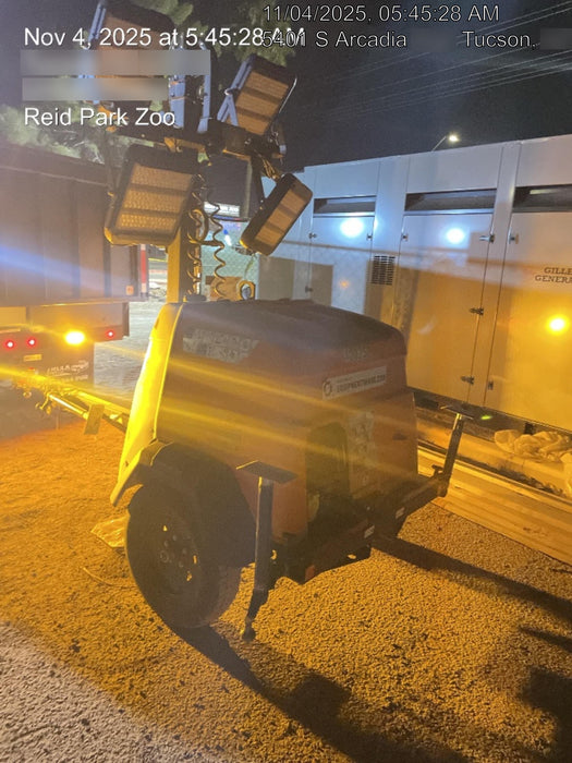 2024 Generac MLT2 Diesel, Flex Switch 120V Input, Powerzone Controller, 
(4) 320W LED Lights, 4kW Generator, 39.9 Gal Fuel Tank, 2" Ball, T3