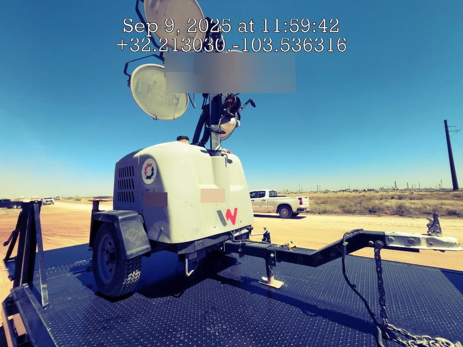 2018 Wacker Neuson LTV6L-MH Wacker Neuson LTV6L Mobile Light Tower w/Fuel Level Sensor Installed