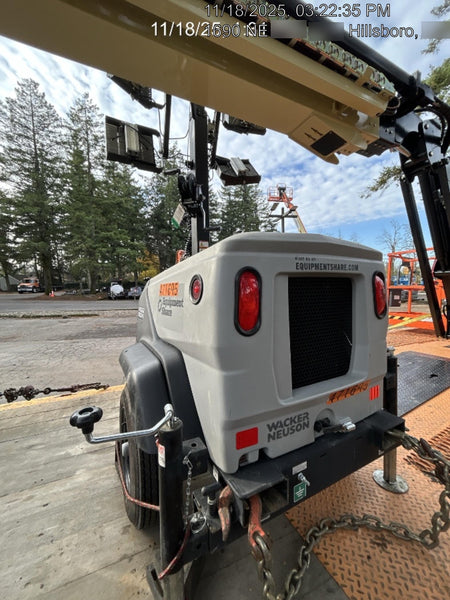 2024 Wacker Neuson LTT4 Diesel, Kohler KDW702, Deep Sea Controller, Auto Start, LED 320W, Bypass Outlet, T3