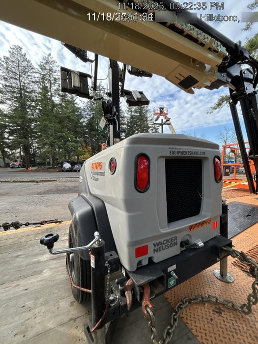 2024 Wacker Neuson LTT4 Diesel, Kohler KDW702, Deep Sea Controller, Auto Start, LED 320W, Bypass Outlet, T3