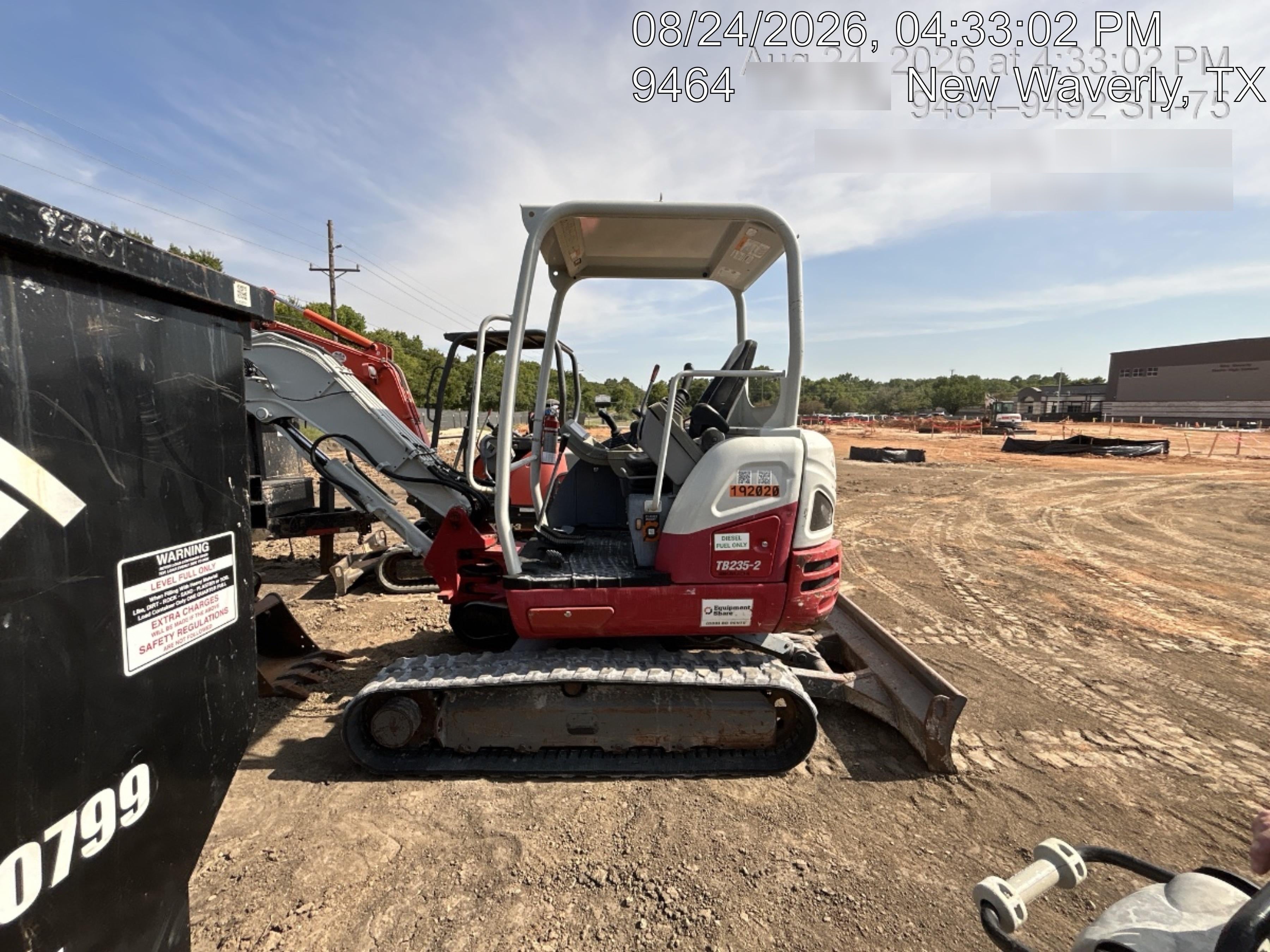 2021 TAKEUCHI TB235-2R