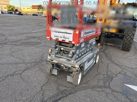 2020 Skyjack SJIII-3219 Solid NM Tires, Half height spring hinged entry gate, Dual Beacons, 800W Inverter
