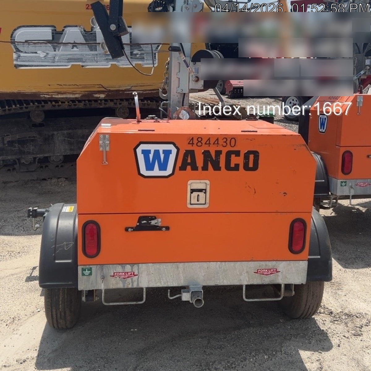 2024 Wanco WLTT-4MM4K Diesel, Mitsubishi L2E, 9.0HP @1800 rpm, Deep Sea Controller, Shore Power Plug, Auto Start, (4) 350W LED Floodlights, 4kW Generator, 60 Gal Fuel Tank, 2" Ball, T3